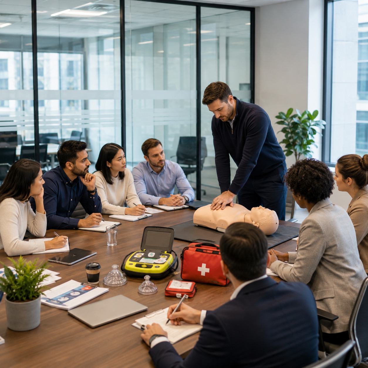 Corporate first aid training